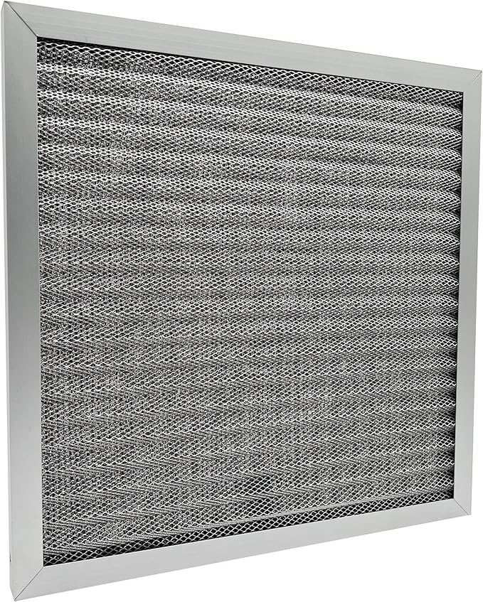 Washable Air Filter(12" x 12" x 1"), Aluminum Electrostatic Air Filter for Furnace and Central Air Conditioner
