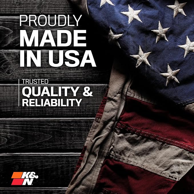 K&N High-Flow Original Lifetime Engine Air Filter: Increase Power: Premium, Washable: Compatible with 2013-2021 Ford/Lincoln: C-Max, Fusion, Mondeo, MKZ, 33-5001