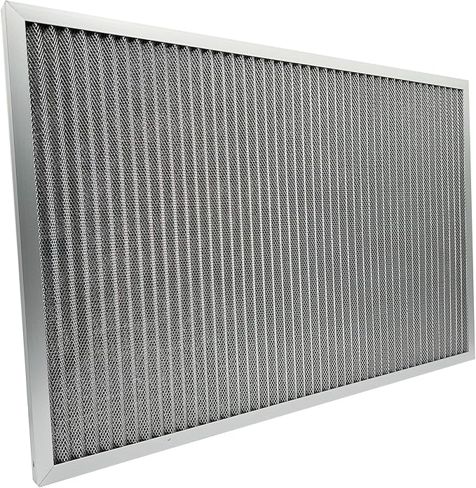 Washable Air Filter(20" x 30" x 1"), Aluminum Electrostatic Air Filter for Furnace and Central Air Conditioner